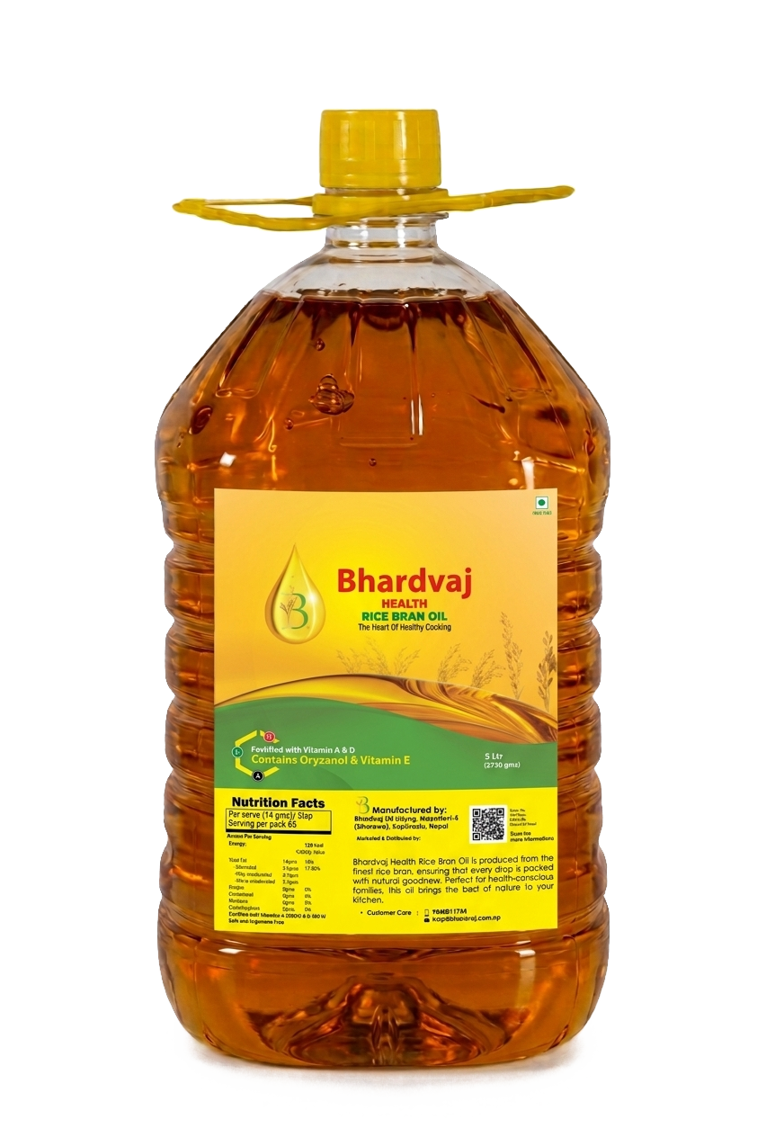 Bhardvaj Health Rice Bran Oil 5L