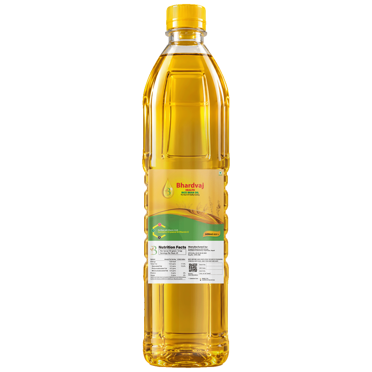 Rice Bran Oil 600ml